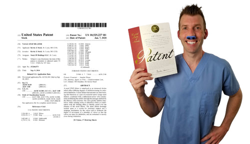 Dr. Kevin Stock DDS and SnoreBuds Patent