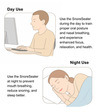 SnoreSealer to Stop Mouth Breathing during the day and at night
