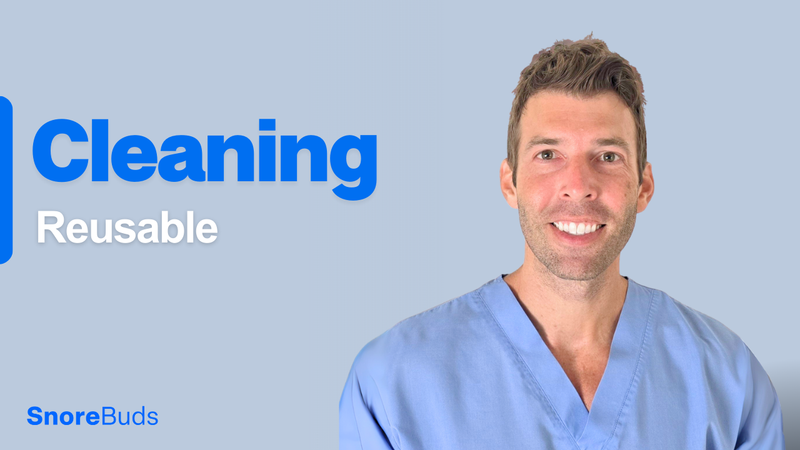 SnoreBuds Cleaning and Maintenance