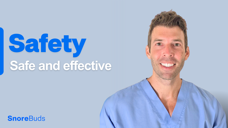 SnoreBuds Saftey