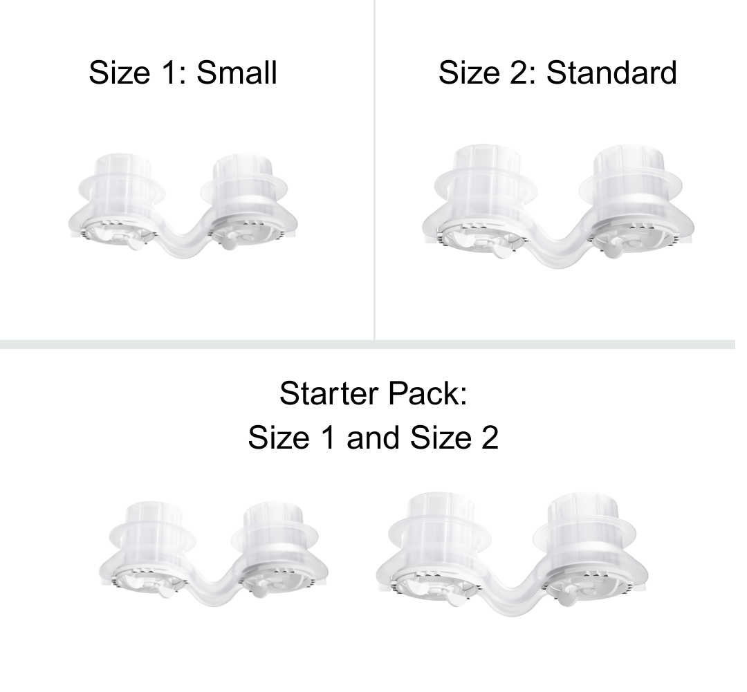 SnoreBuds Sizing to Stop Snoring with Nasal Dilator and EPAP