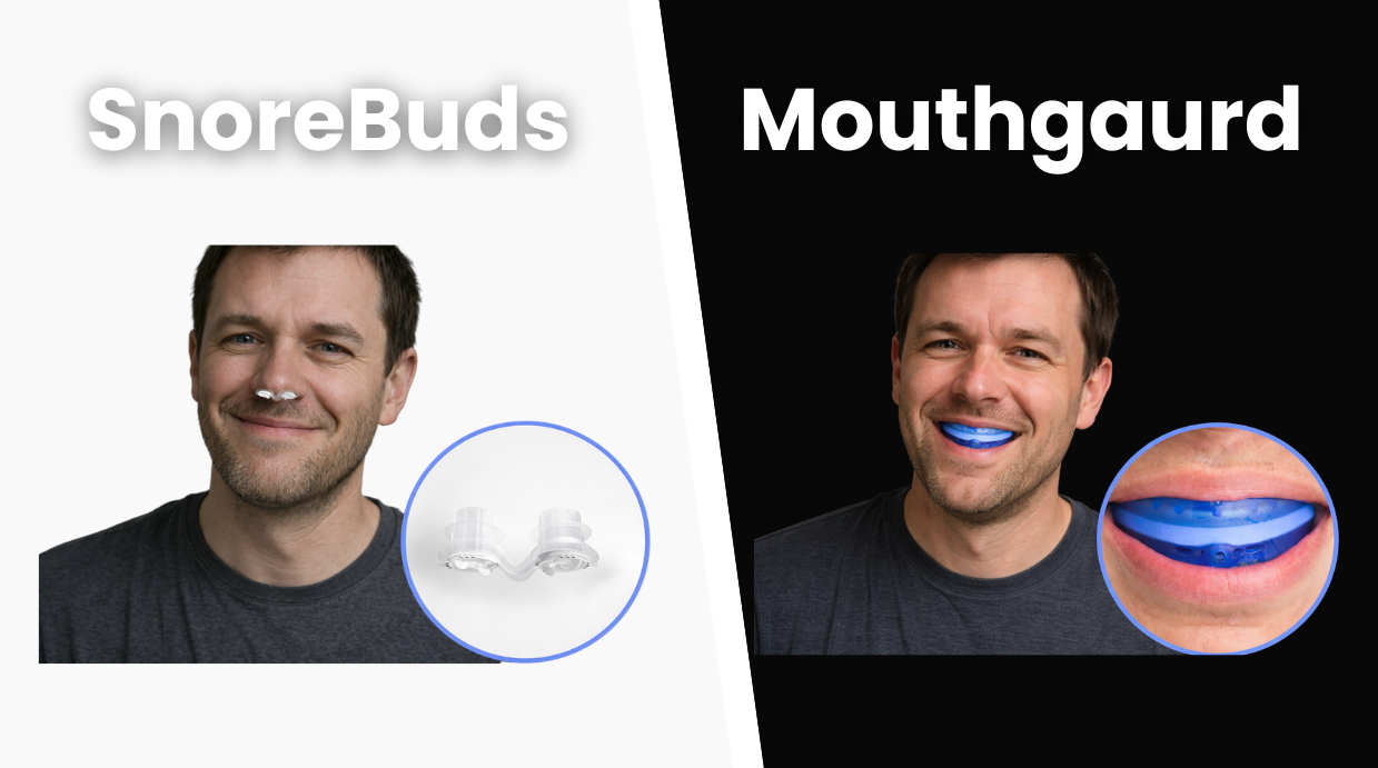 SnoreBuds versus Mouthguards 